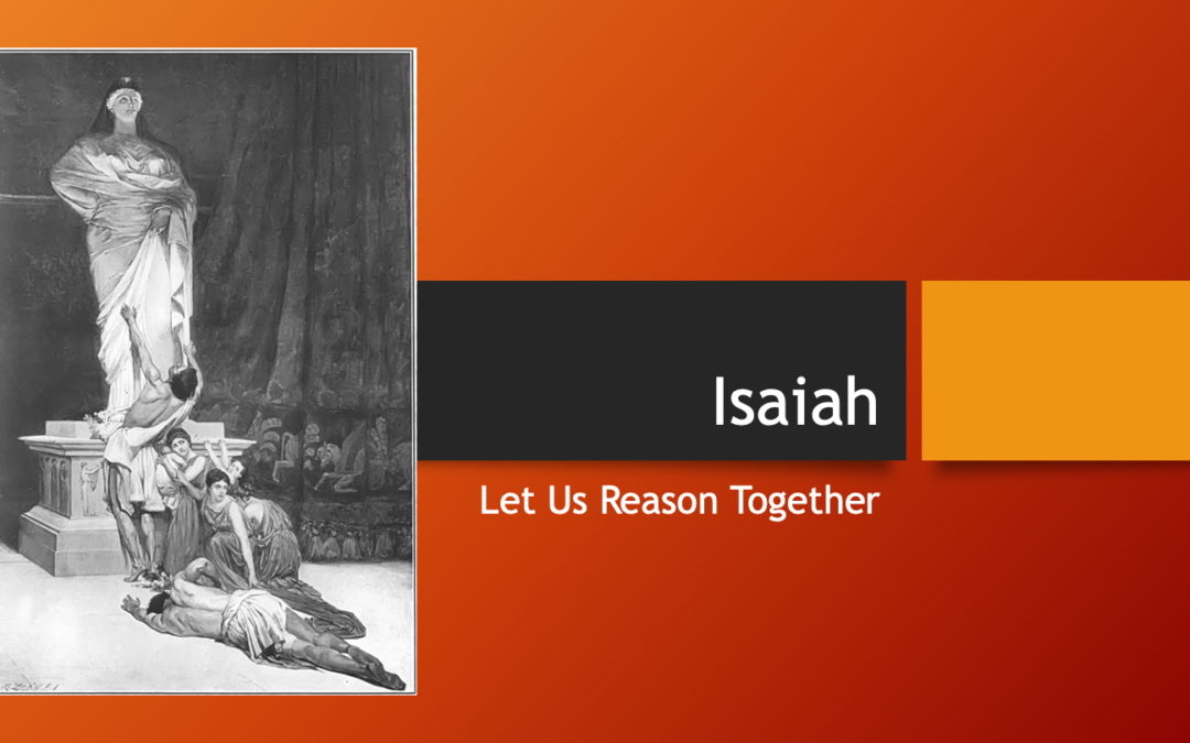 Let Us Reason Together